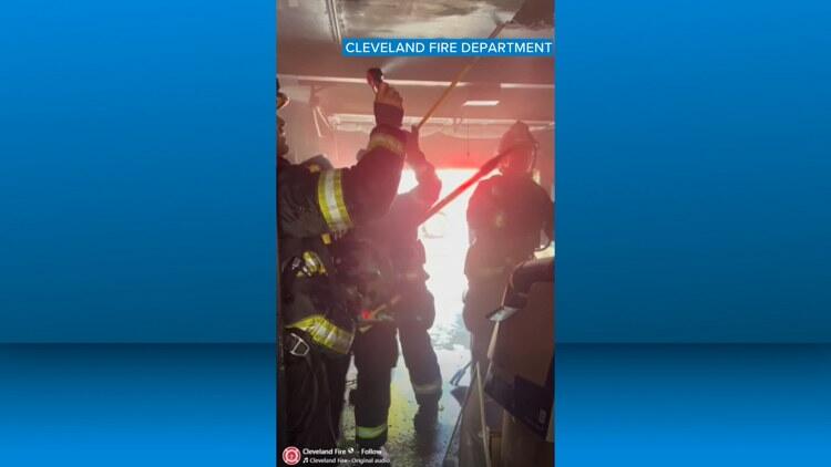 Man taken to hospital after Cleveland house fire - NewsBreak