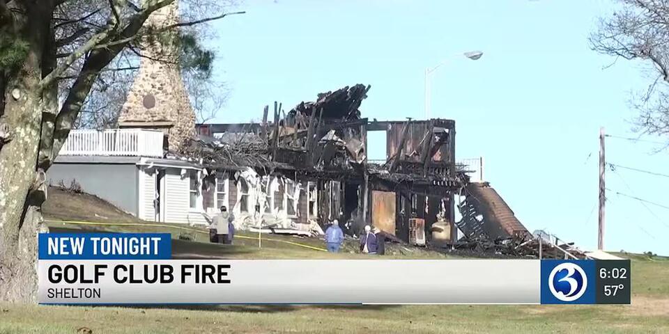 Historic Shelton golf club destroyed in overnight fire - NewsBreak