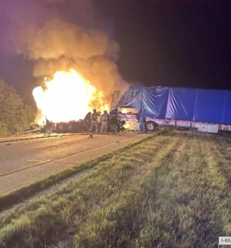 Trucker killed in multi-semi truck crash in Indiana - NewsBreak