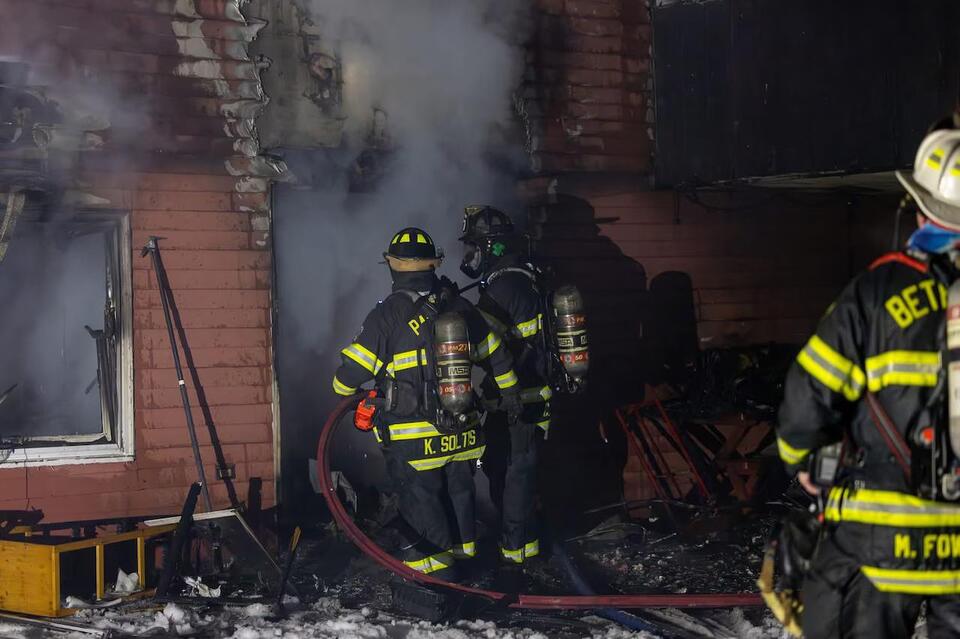 2 firefighters injured battling Bethlehem Township house fire - NewsBreak