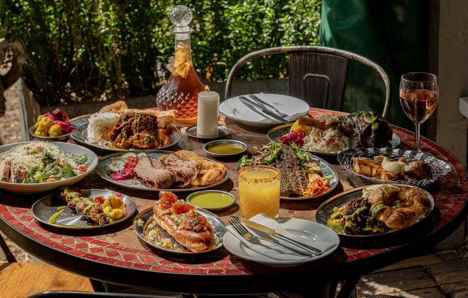 Thrilling Afghan BBQ in a massive west London beer garden