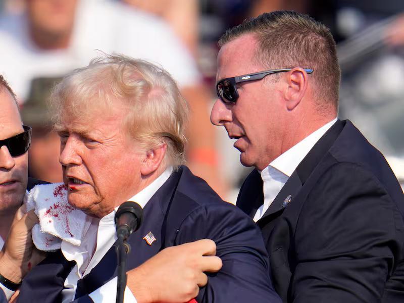 Political analyst Dr. Waymon Burke reacts to shooting at Donald Trump rally