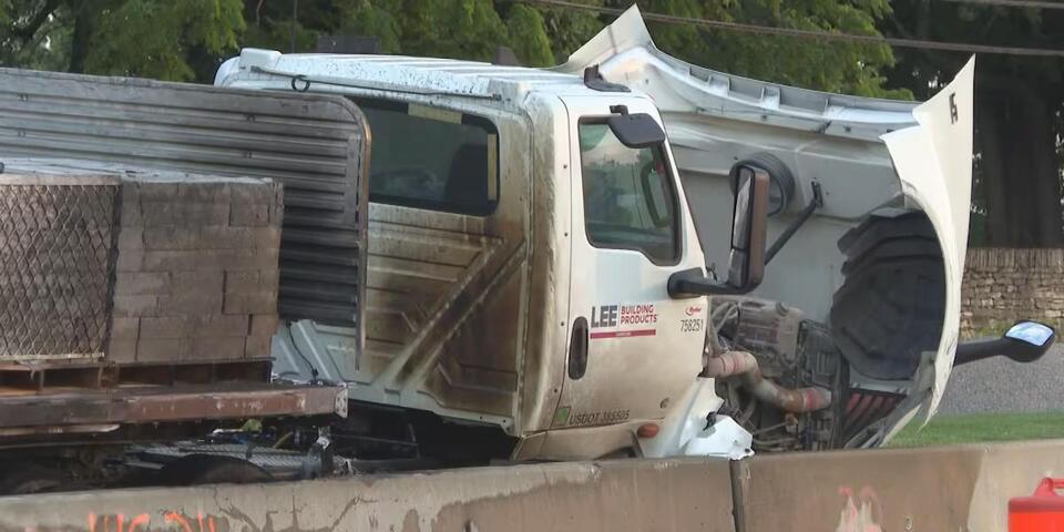 Semitruck crash closes Newtown Pike for hours after 80-gallon fuel spill