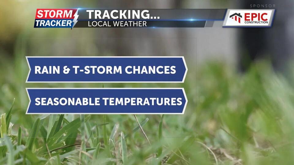 Tracking Rain Chances And Seasonable Temperatures Newsbreak