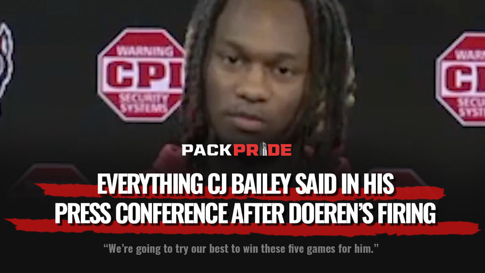 Everything CJ Bailey Said Following Dave Doeren’s Firing (Full Transcript & Video)