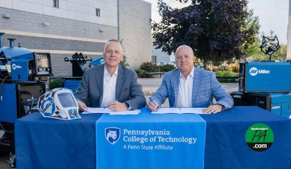 Miller Electric signs three-year equipment agreement with Penn College ...