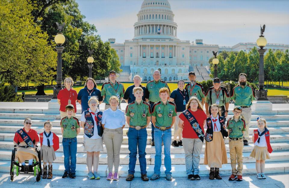 Local troop members attend America 250 celebration