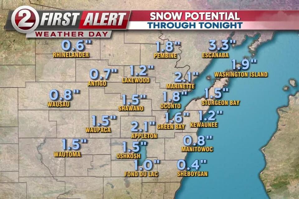 FIRST ALERT WEATHER DAY: WINTER STORM ENDS TONIGHT WITH SNOW - NewsBreak