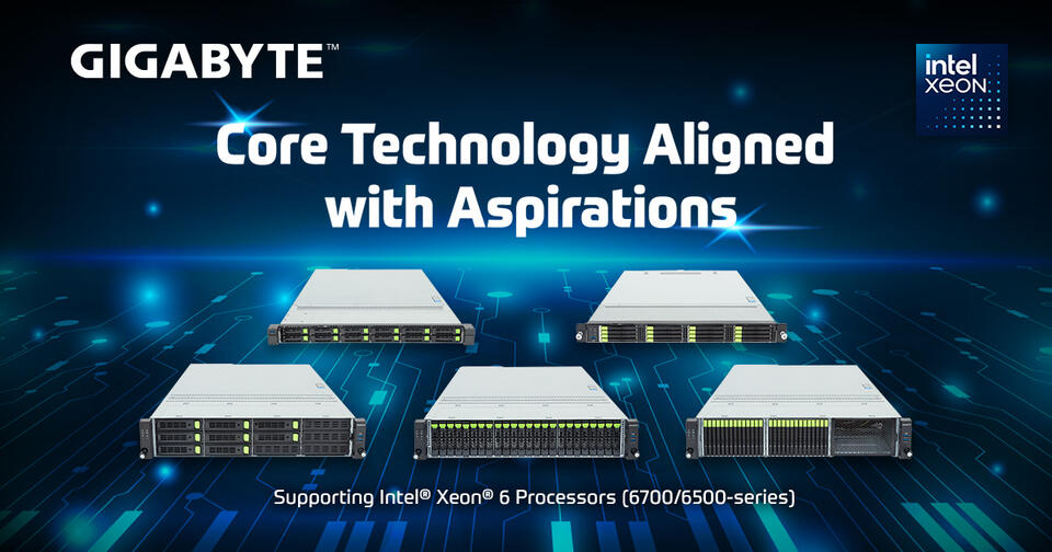 GIGABYTE Expands Server Lineup with Support for Intel Xeon 6 Processors ...