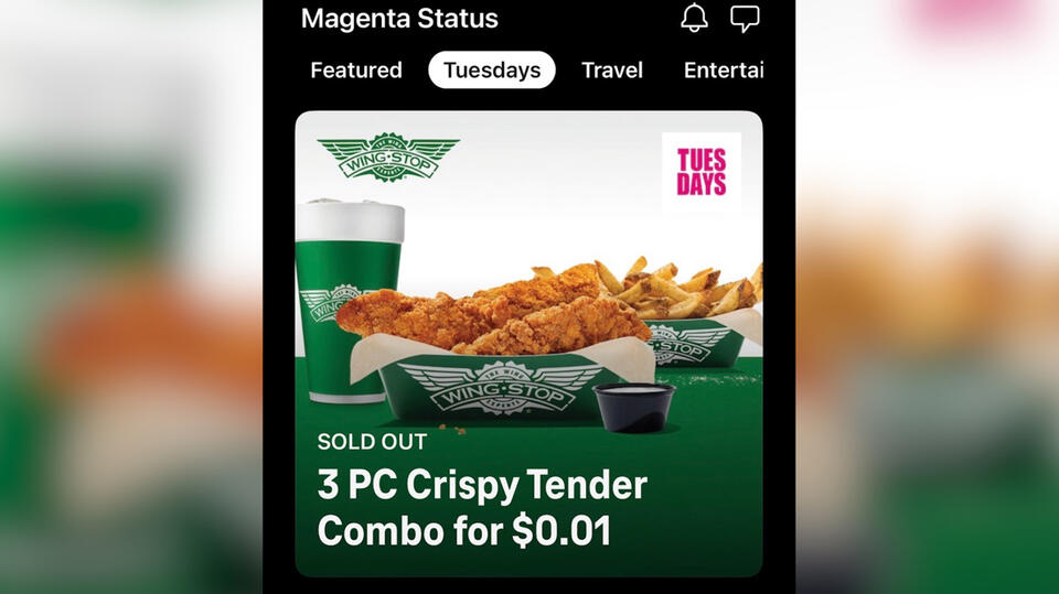 Wingstop's 3-piece, 1-cent deal for T-Mobile customers sells out ...