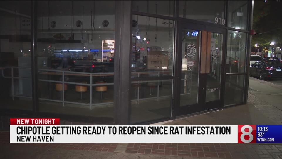New Haven Chipotle reopening 1 year after rat infestation NewsBreak