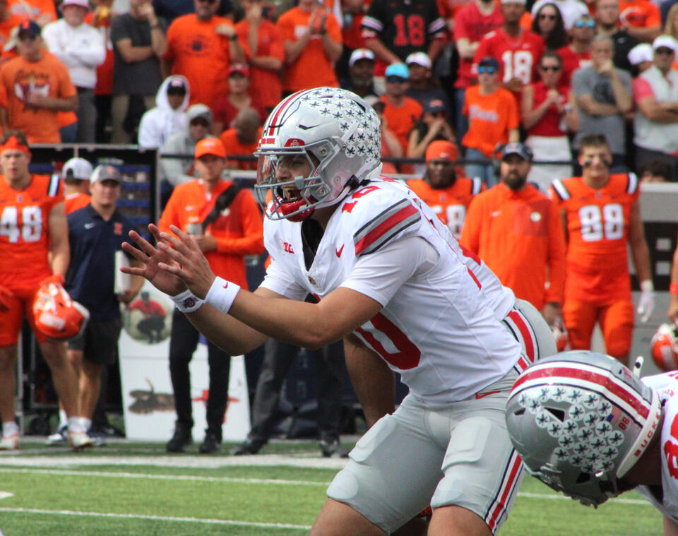 Ryan Day admiring Julian Sayin’s growth as leader of the Buckeyes