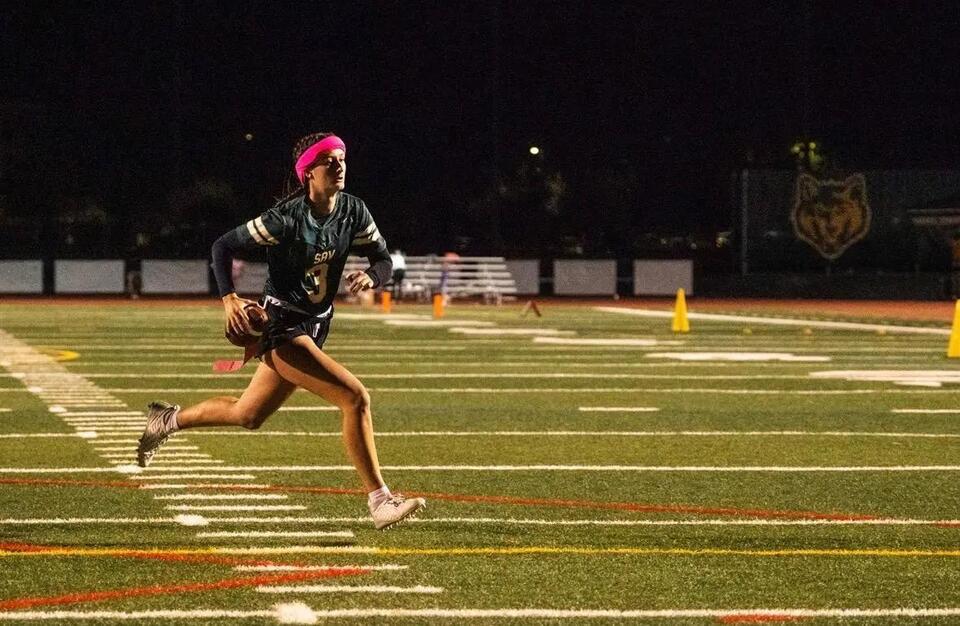 Softball star leads SRV's potent flag football offense