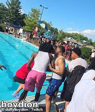 Mob overruns upscale Chicago suburb's swimming pool in chaotic spree ...