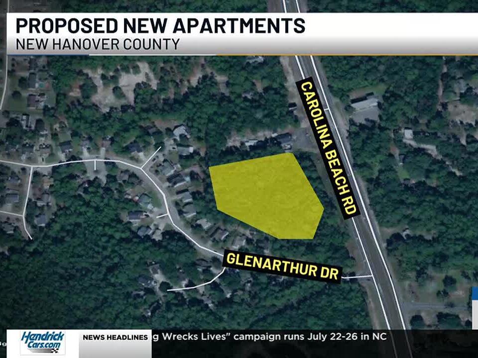 Proposal for apartments on Carolina Beach Road heads to New Hanover Co