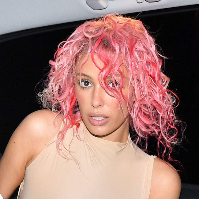 bianca censori sheer tube dress Kanye West's Aussie wife Bianca Censori steps out in naked dress