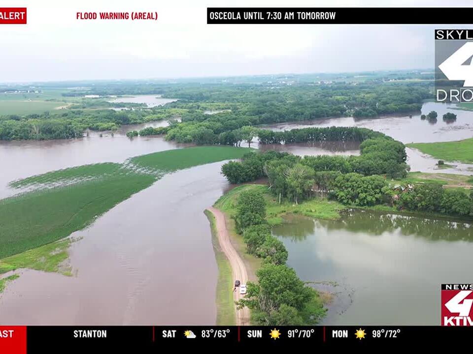 Evacuations being considered in Rock Valley, IA as flooding approaches