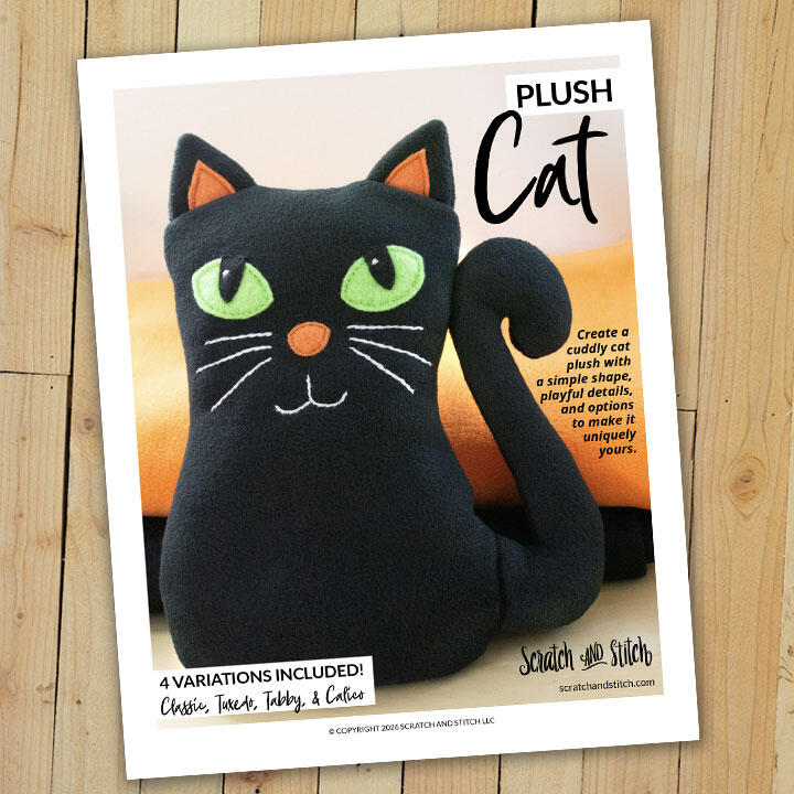 Cat Plush Sewing Pattern: One Pattern, Four Different Cats - NewsBreak
