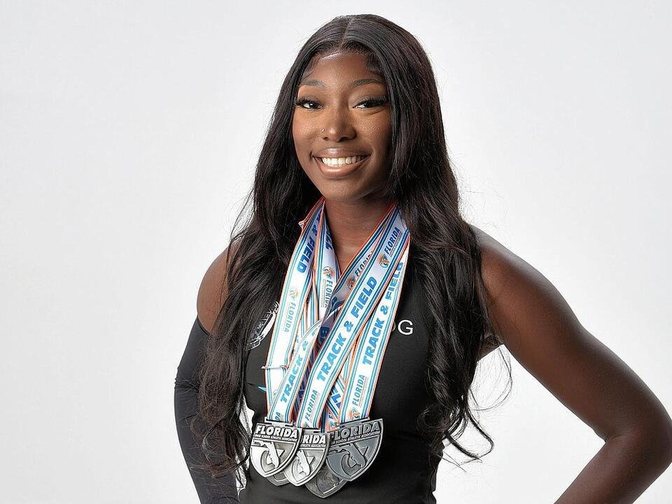 Olympia High girls track-and-field star Omaria Gordon signs with South ...