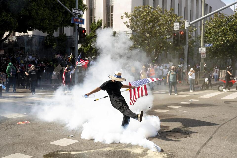 LAPD defends use of tear gas during 2025 immigration protests