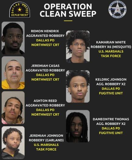 11 Violent Fugitives Arrested in Dallas Operation Clean Sweep - NewsBreak