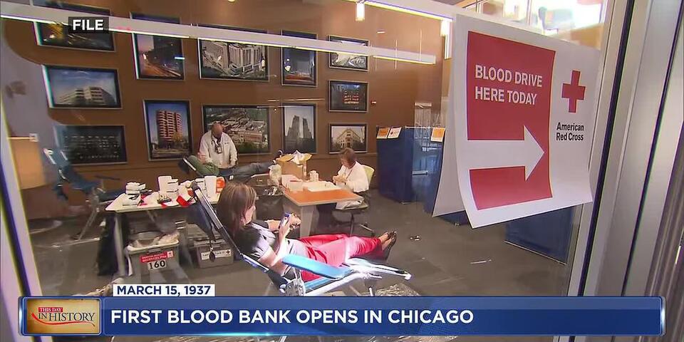 March 15, 1937 - First blood bank opens in Chicago - NewsBreak