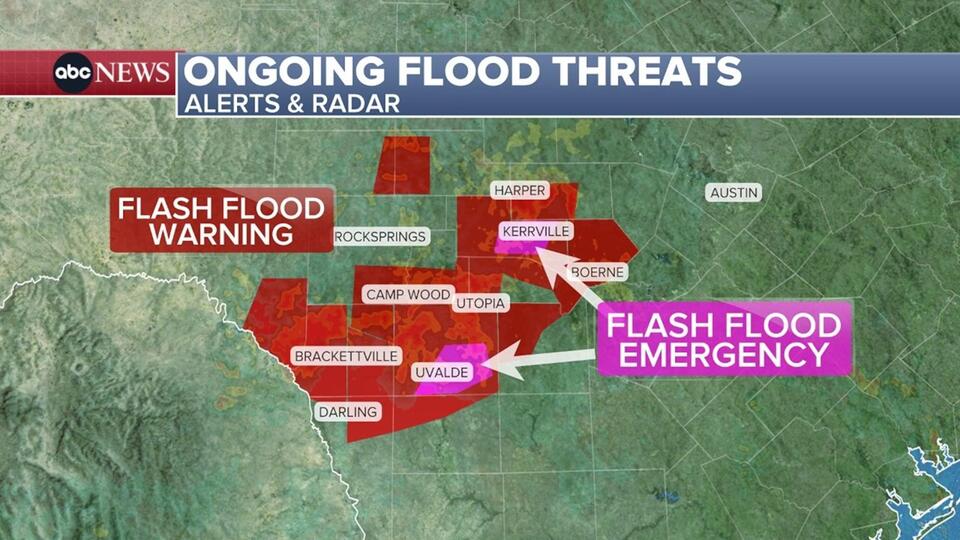 1 dead in Texas Hill Country flash flood emergency, governor says