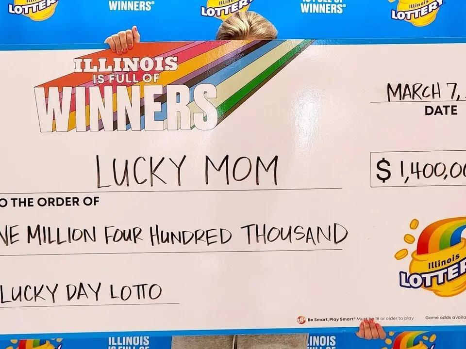 Illinois Lottery 'Lucky Mom' wins 1.4M jackpot using child's birthday