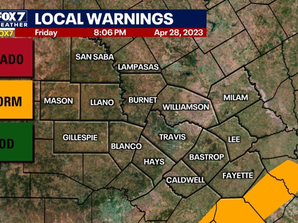 Austin weather Lots of hail, strong winds move through Central Texas