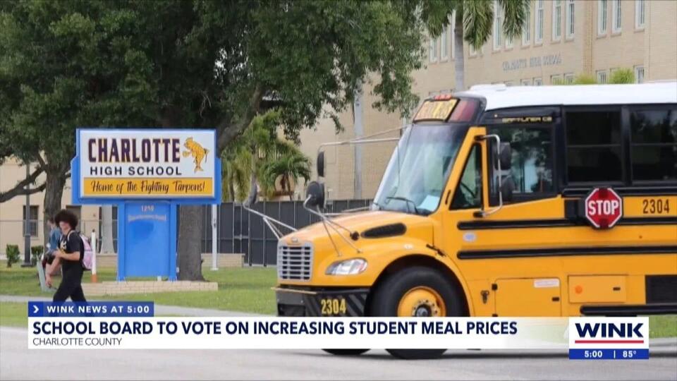 Charlotte County Public Schools to increase school lunch prices - NewsBreak