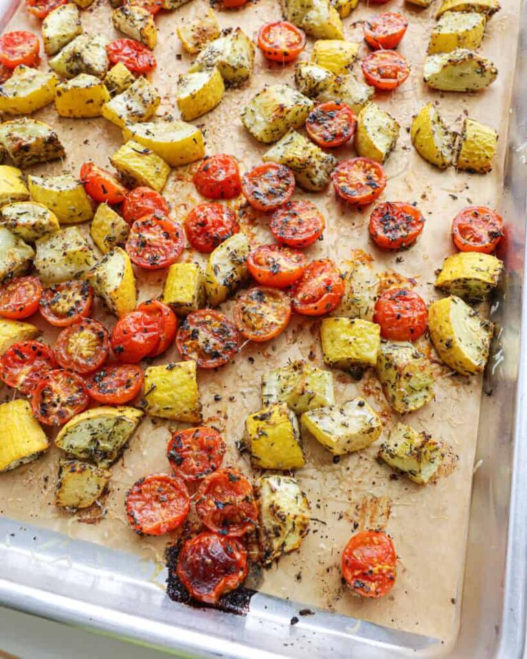Roasted Yellow Squash