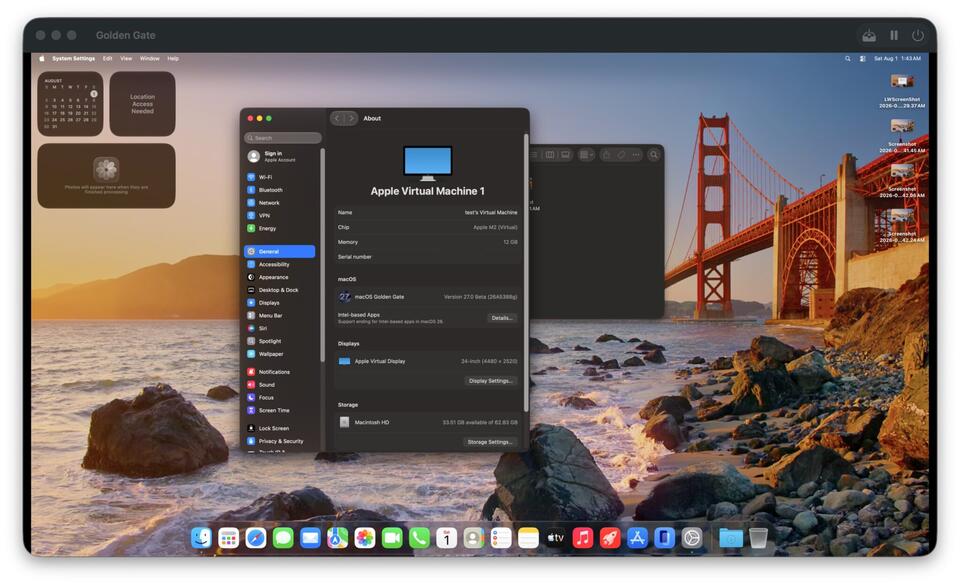 How to Make a MacOS 27 Golden Gate Virtual Machine with VirtualBuddy ...