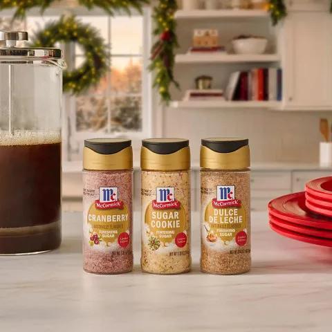 New McCormick Holiday Finishing Sugars Are a Chef’s Kiss