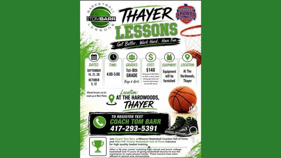 Youth Basketball Lessons start Monday at The Hardwoods