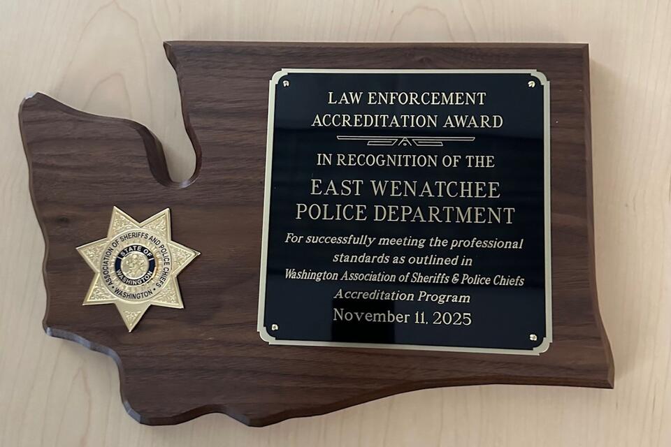 East Wenatchee Police Earn Full WASPC Accreditation - NewsBreak