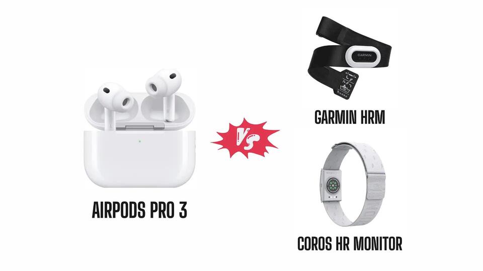 AirPods Pro 3 vs Garmin & Coros for Heart Rate: Can Earbuds Beat Straps ...