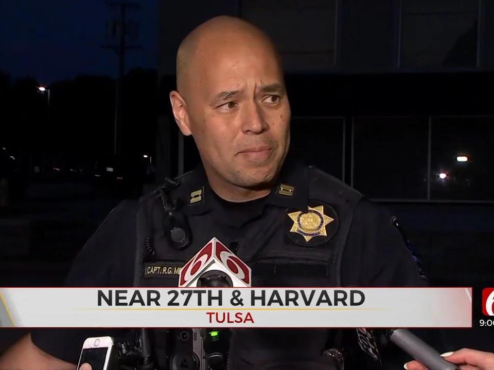 WATCH Tulsa Police Captain On Deadly Tulsa Shooting, Search For Suspect