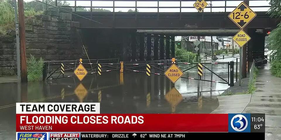 West Haven flood gates reopen following 4 inches of rain