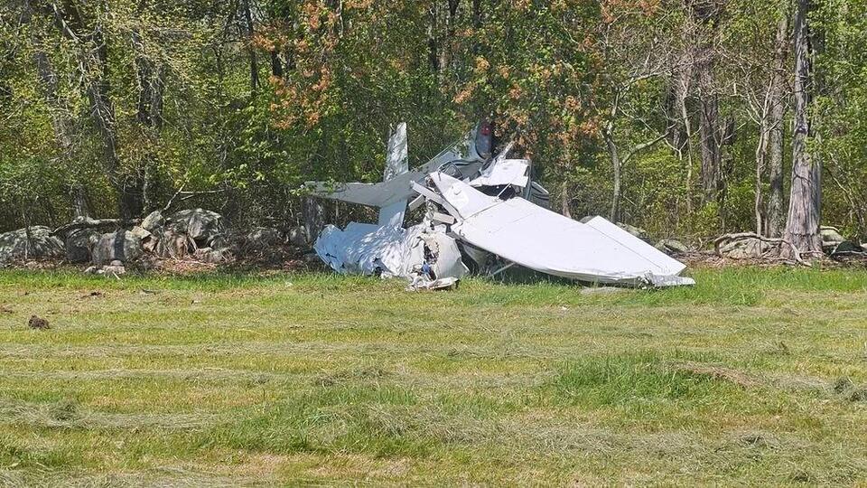 Pilot killed when small plane crashes in field near Westerly State ...