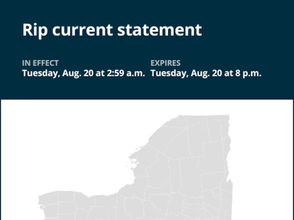 NY weather Rip current statement issued for Brooklyn and Suffolk