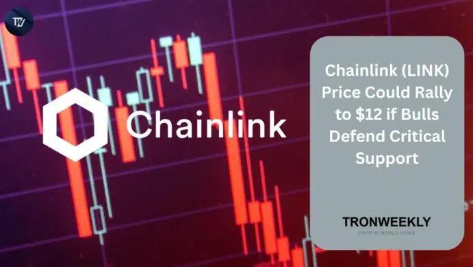 Chainlink (LINK) Price Could Rally to $12 if Bulls Defend Critical Support