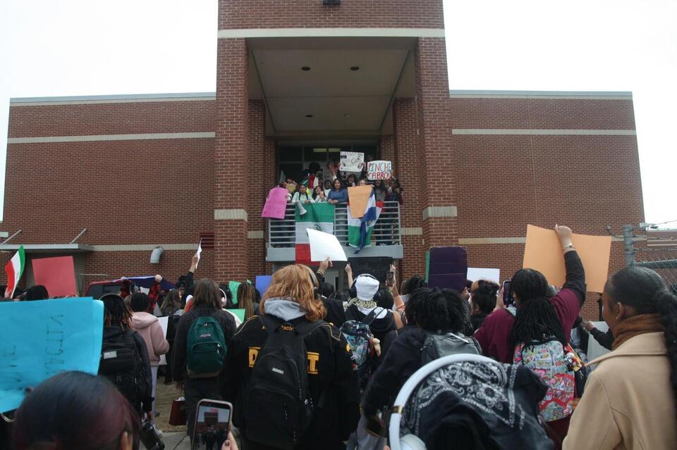 Woodland High students organize protest amid ICE incidents - NewsBreak