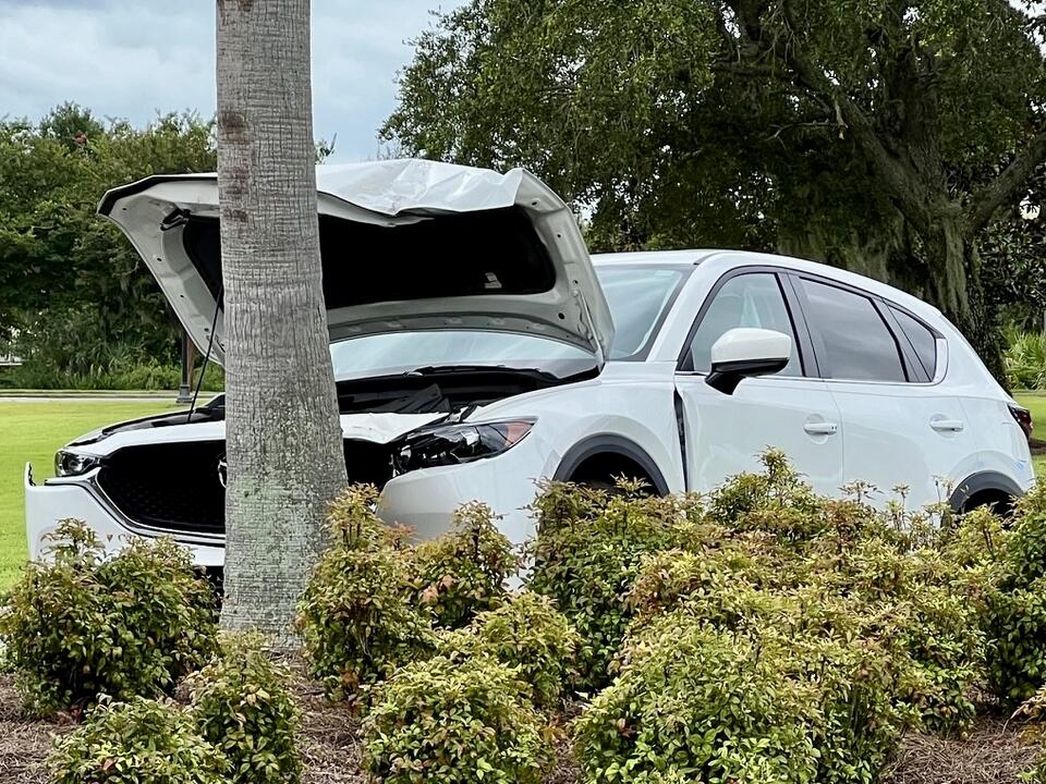 Driver suffers medical episode before crashing into tree in The Villages