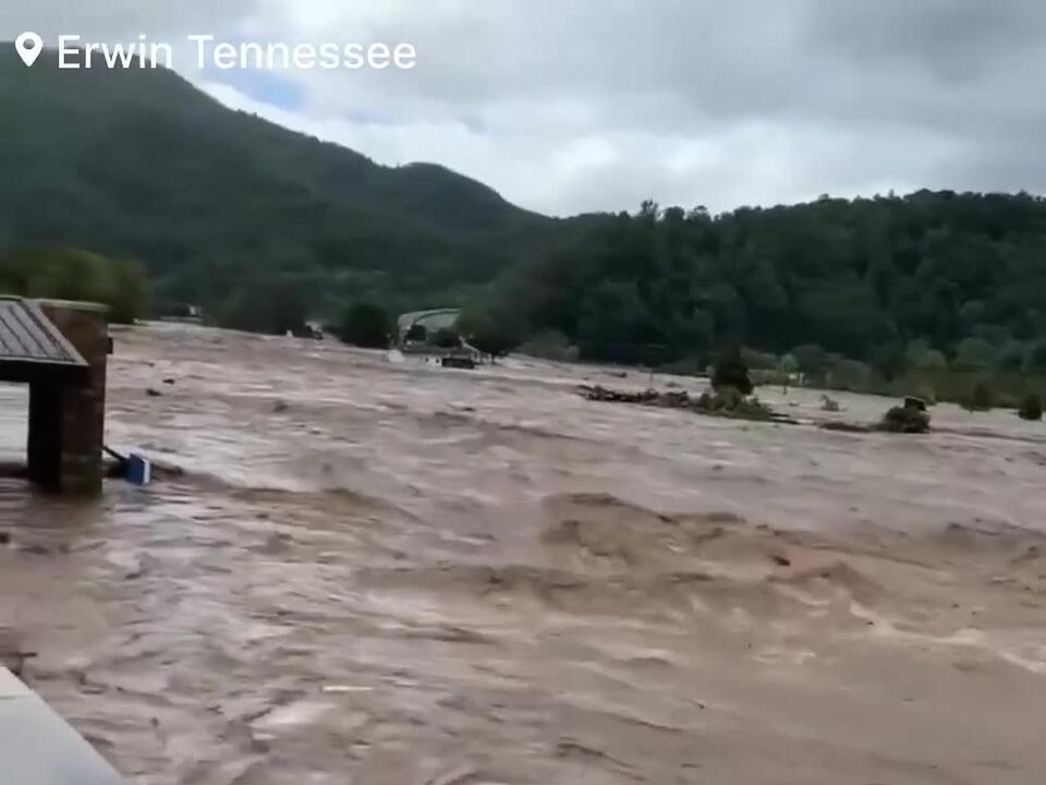 Over 50 hospital staff and patients are stranded on the roof of Unicoi ...