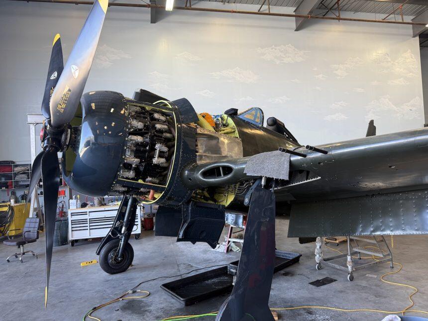 CAF SoCal’s Grumman F8F-2 Bearcat Nears First Engine Run as Restoration ...