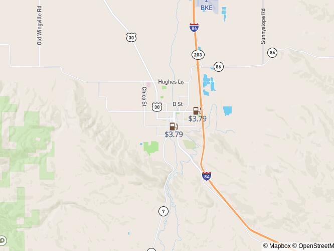 Baker City gas at 3.77 per gallon? This is the cheapest fillup in town