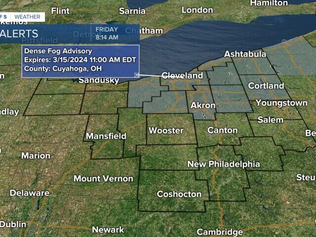 Fog Advisory in place for most of Northeast Ohio until 11 a.m. - NewsBreak