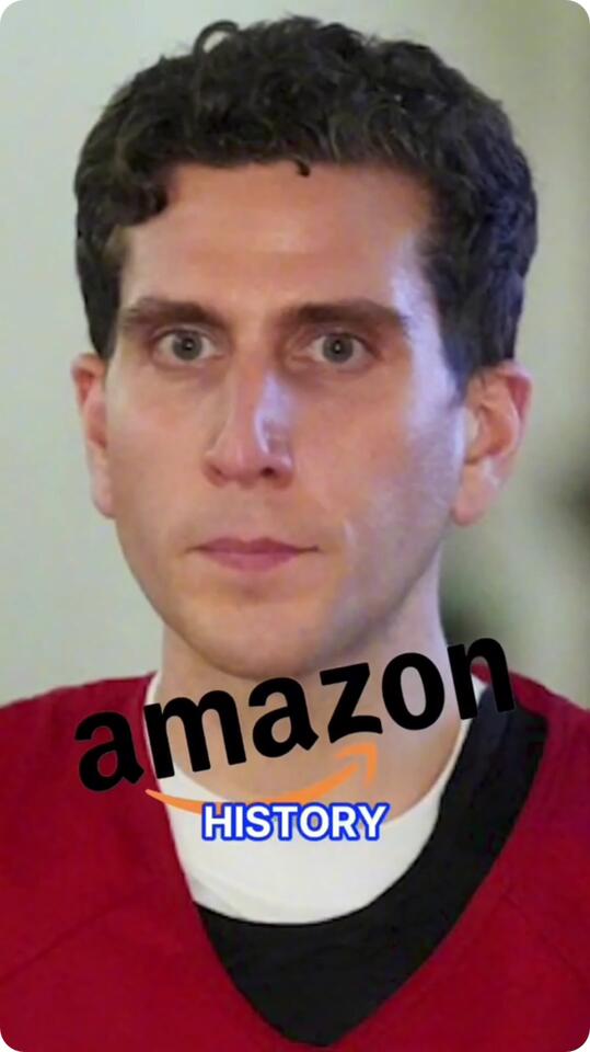 Bryan kohberger's amazon history revealed #truecrime #truecrimestories ...