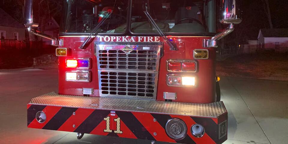 Topeka fire crews respond to a hotel room fire at Traveler’s Inn ...