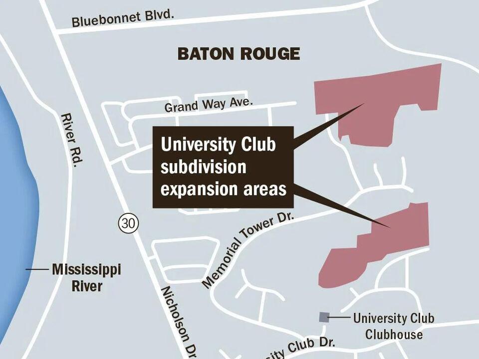 Proposal for 113 new homes in Baton Rouge's University Club leaves some